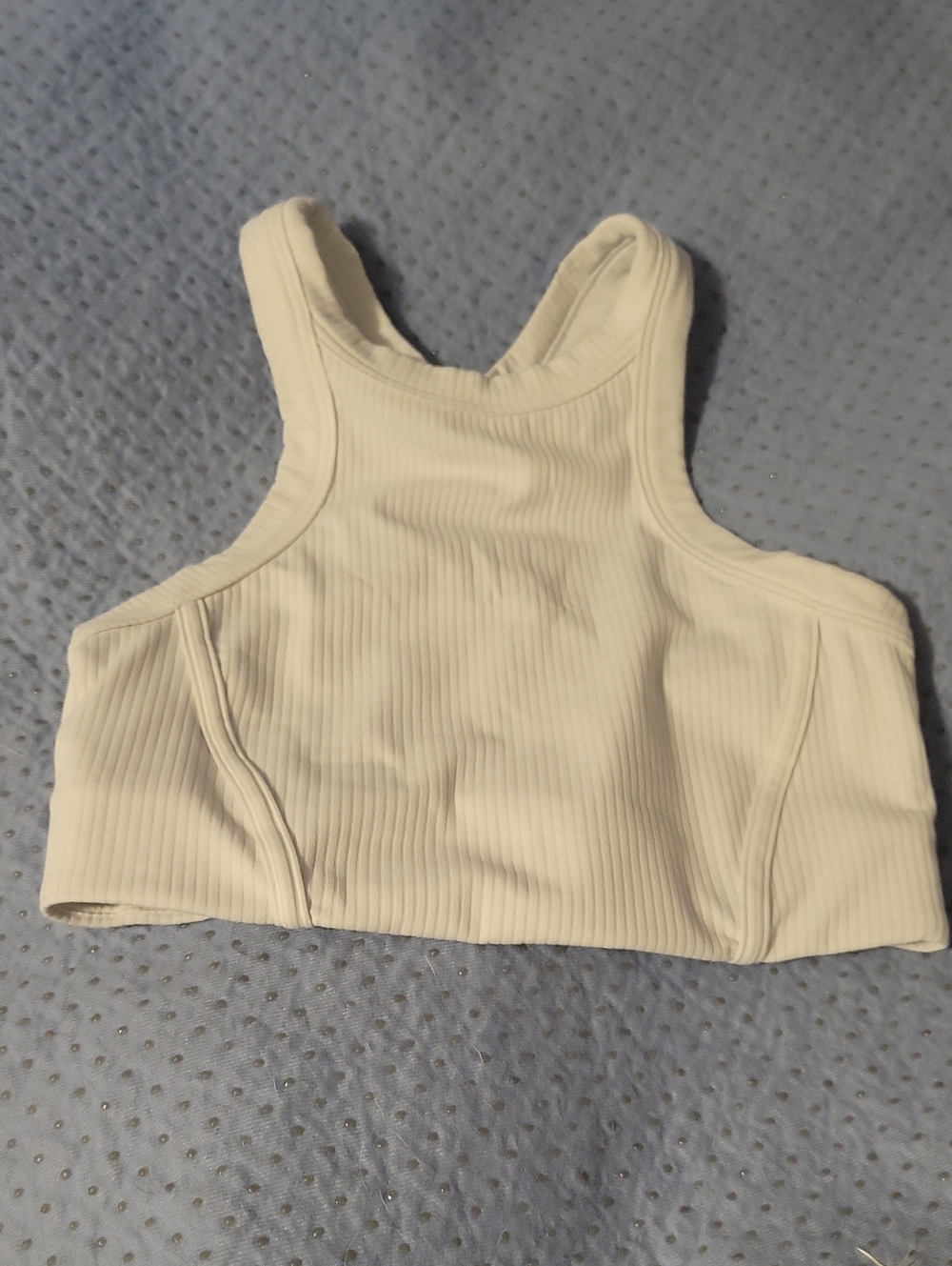 24. Lululemon ribbed Nulu high neck yoga bra light support b/c cup